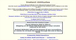 Desktop Screenshot of instantattitudes.com